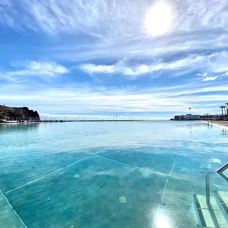 Apartamento Freewifi,vistajardin,piscina Agua Salada En Apartamento Costa del Silencio